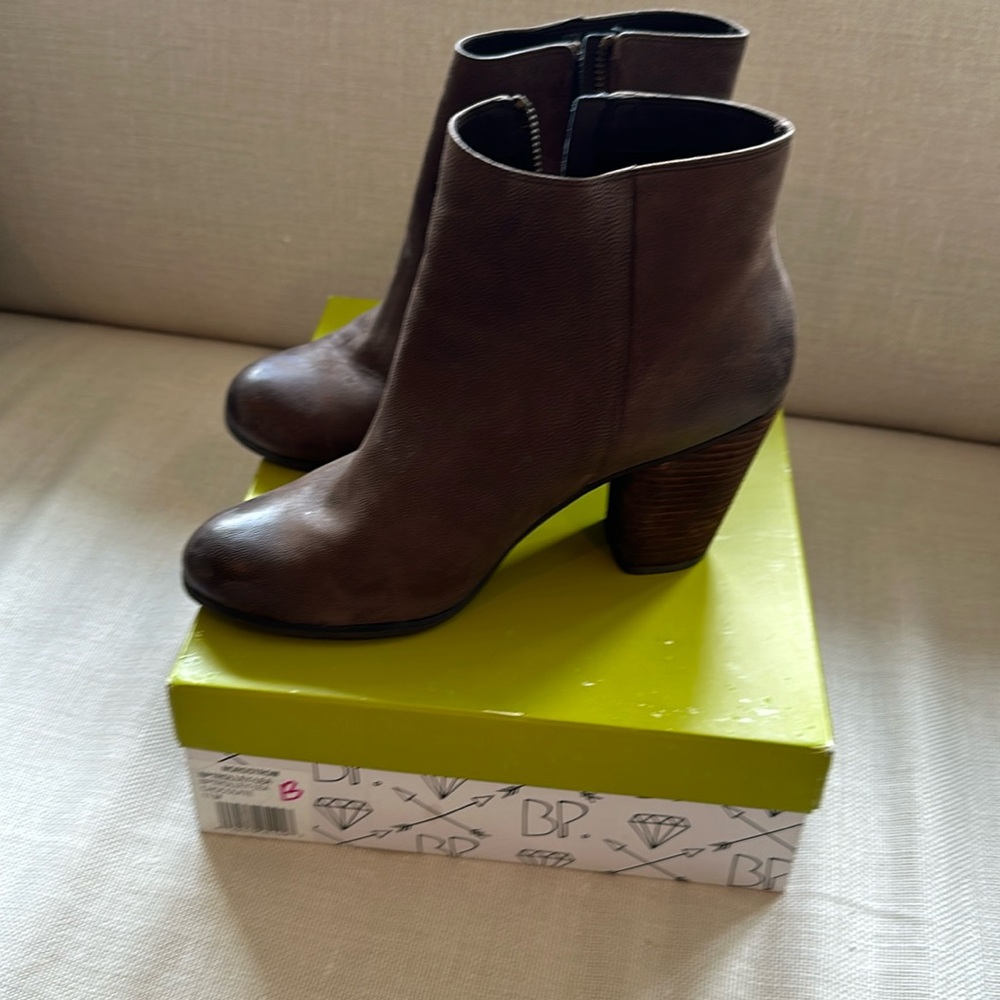 BP Trolley Chocolate Bootie Sz11 - worn once!